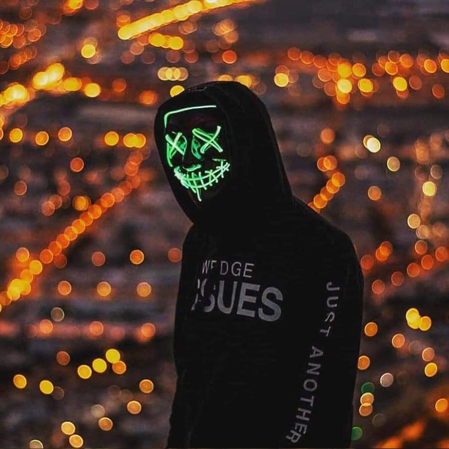 Halloween Purge LED Mask