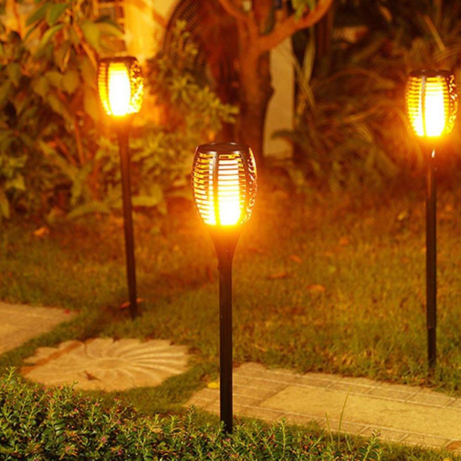 Solar Flame Flickering Lamp Torch