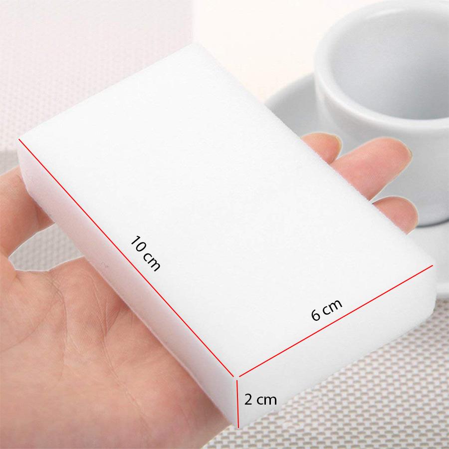 100-PCS White Magic Sponge Eraser Cleaning